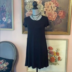 Black t-shirt dress